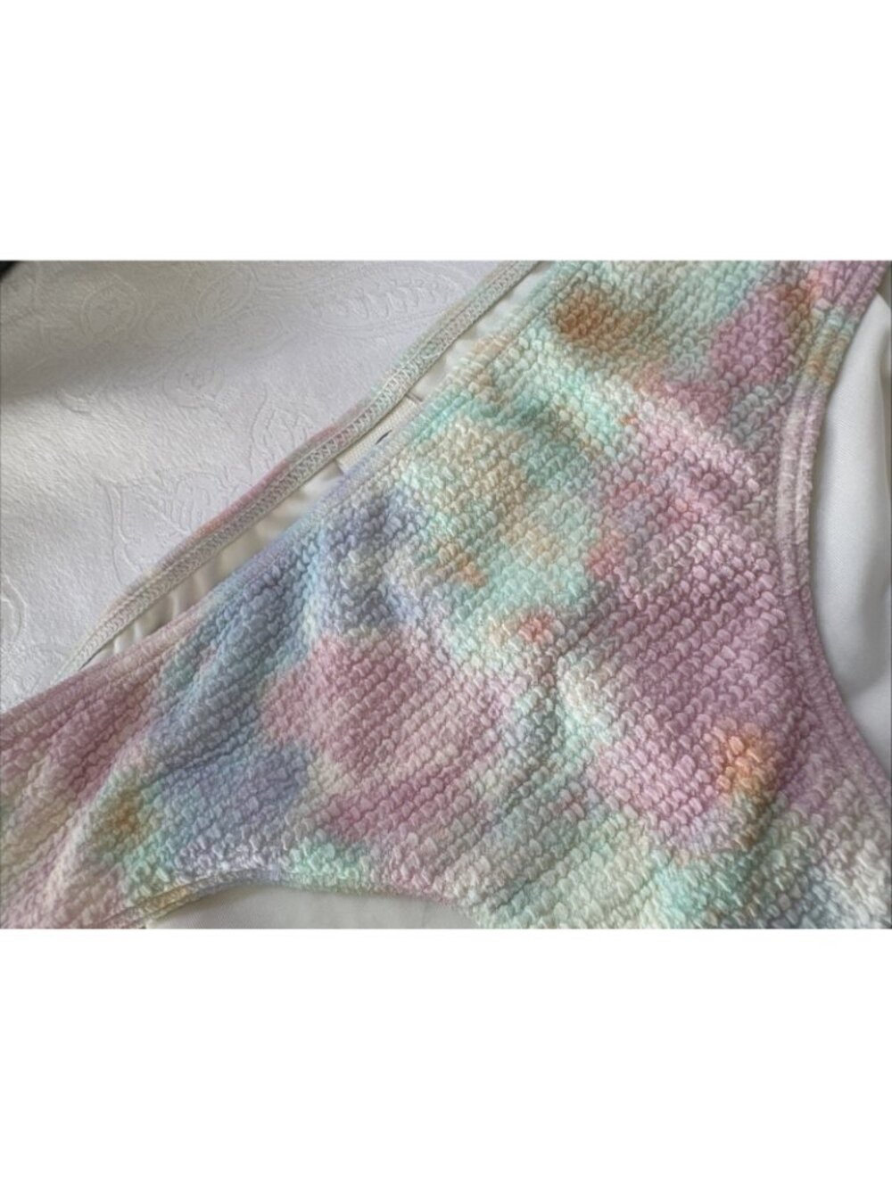 NEW Treasure & Bond Women's Pastel Geometric Colorful Swimsuit Bottoms 12 - Picture 3 of 7